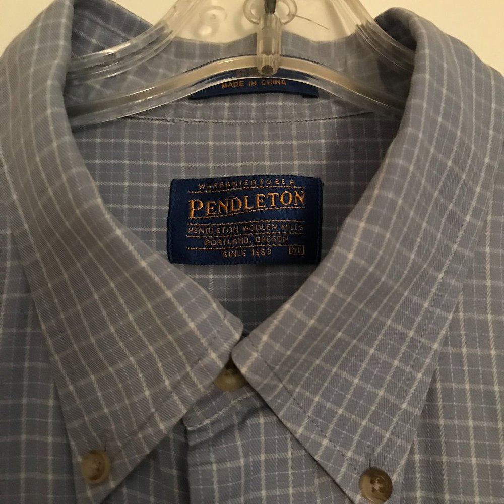 Pendleton Cotton Button Down Long Sleeve Shirt - image 3